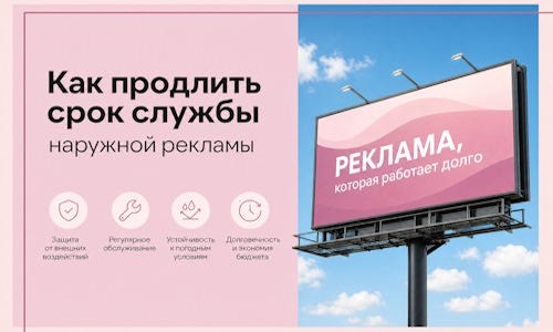 Как продлить срок службы наружной рекламы в Устях-Лабинске