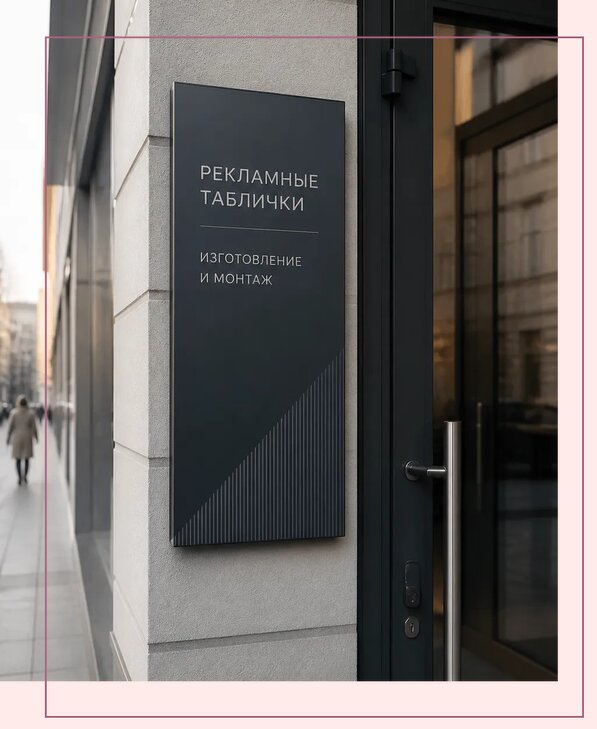 Рекламные таблички в Устях-Лабинске по цене от 4597 р. | Аванза-Улб